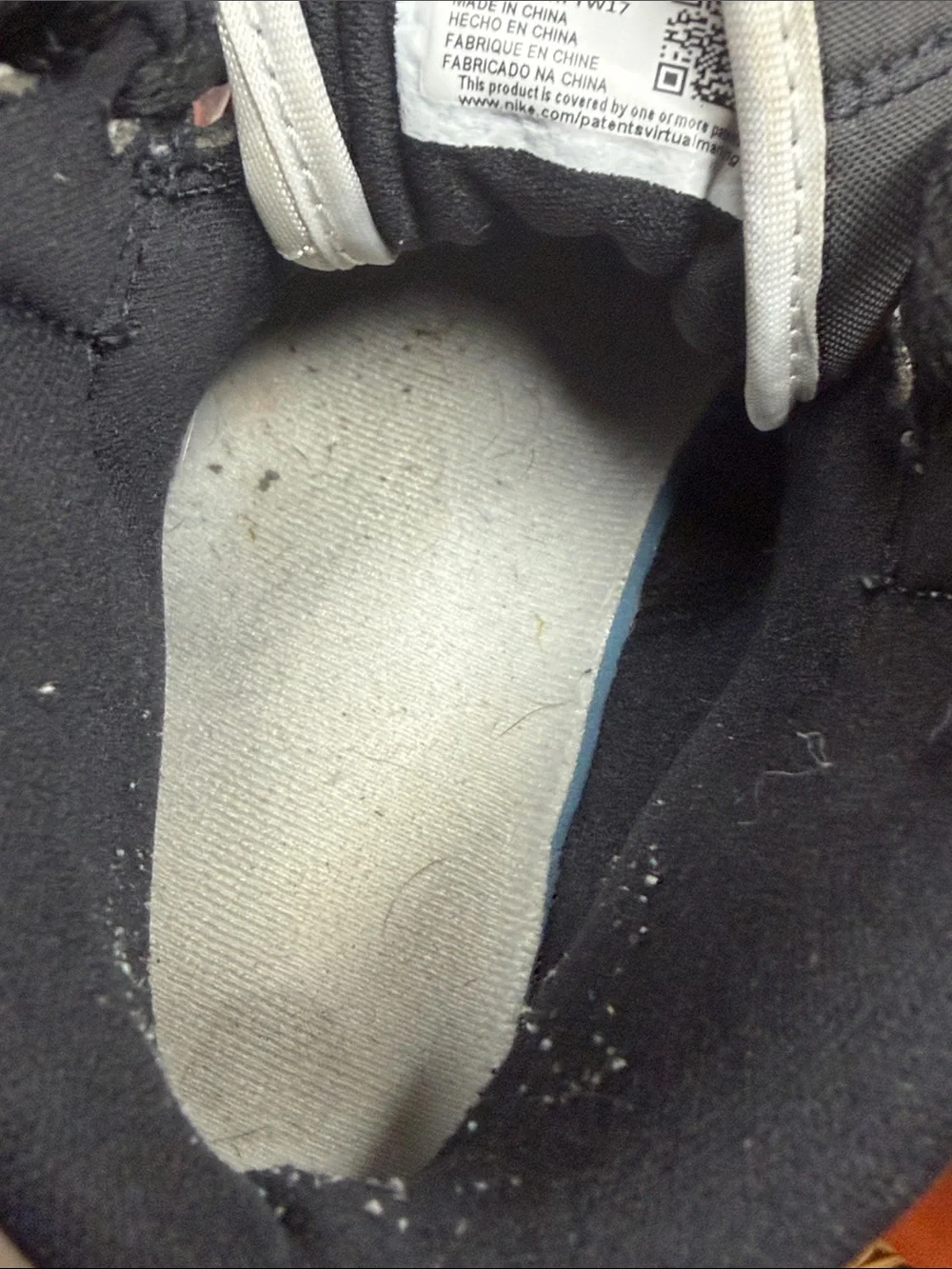 Jordan Retro High Top Sneakers Black and White